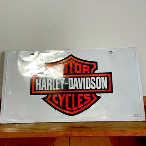 Harley Davidson metal sign 21” x 12”